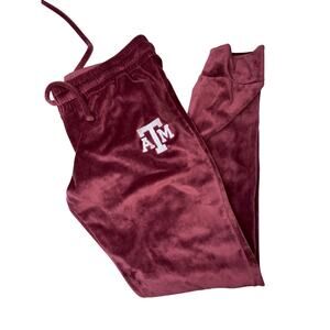 Texas A&M Aggies Velour Lounge Pants Gameday Track Loungewear L